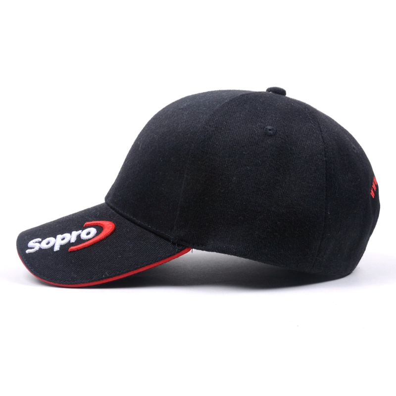 3d borduurwerk zwarte sport baseball caps