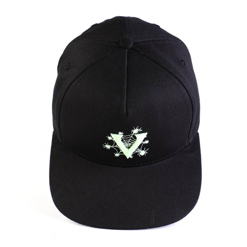 3d вышивка черный vfa snapback дизайн логотипа