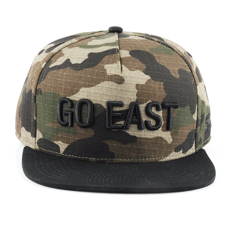 El snapback del bebé del dril de algodón del bordado 3d capsula los sombreros del bebé