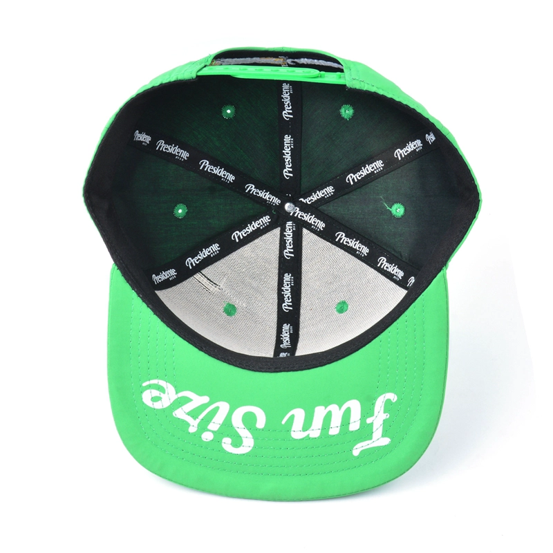 Gorros snapback de poliéster bordado 3d