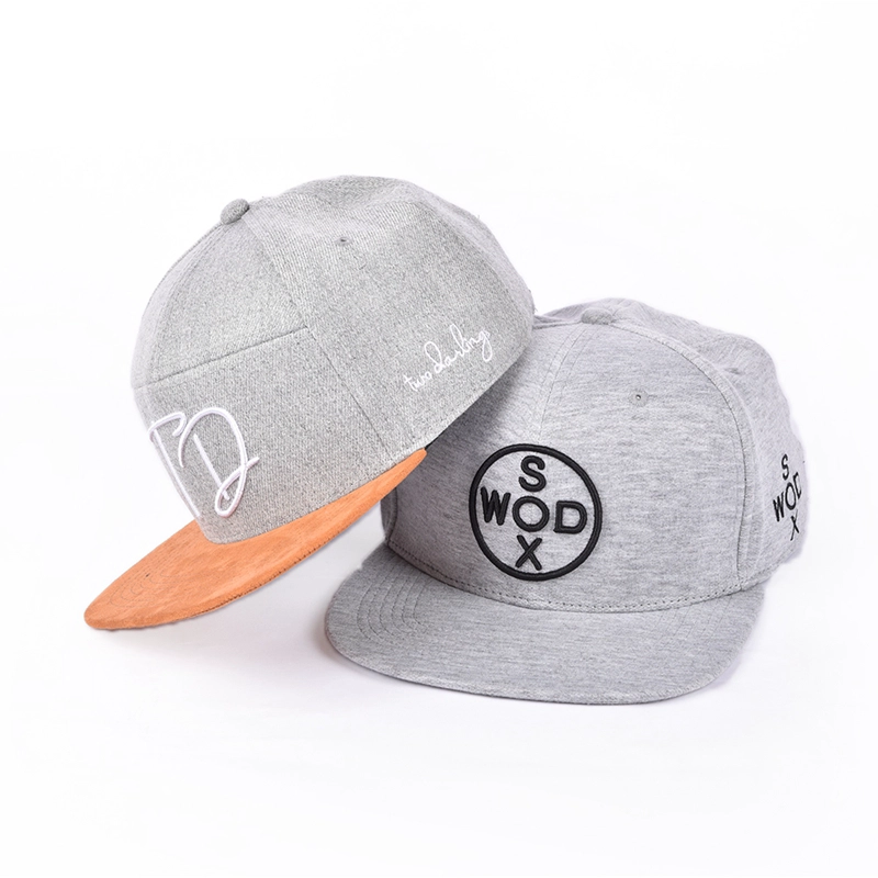 Logotipo de diseño personalizado de gorras de ala plana snapback bordado 3D