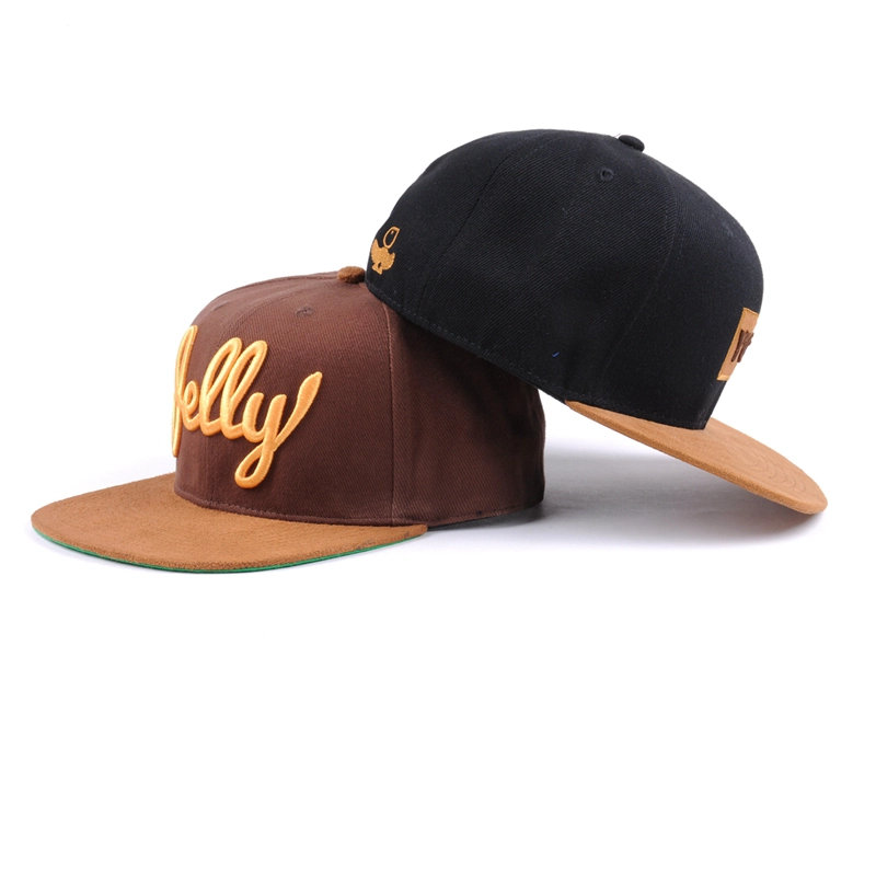 3d borduurwerk suede rand 6 panelen snapbacks