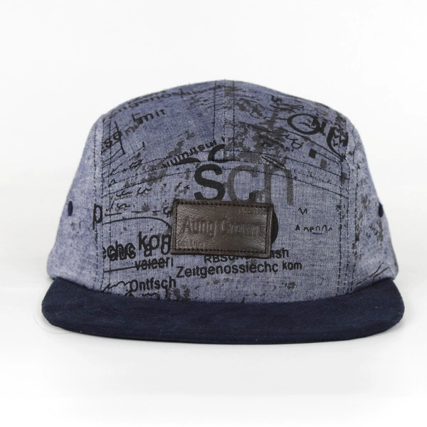 Tesa piatta cappello di snapback 5 panel
