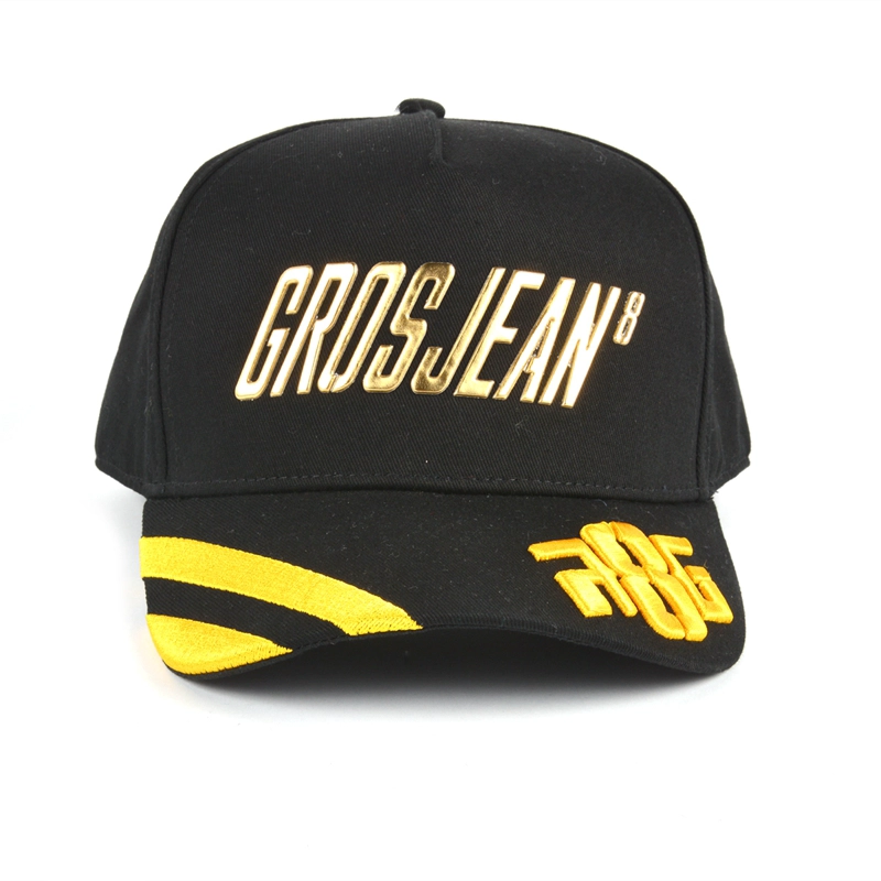 Fábrica do costume do boné de beisebol do bordado de 5 painéis