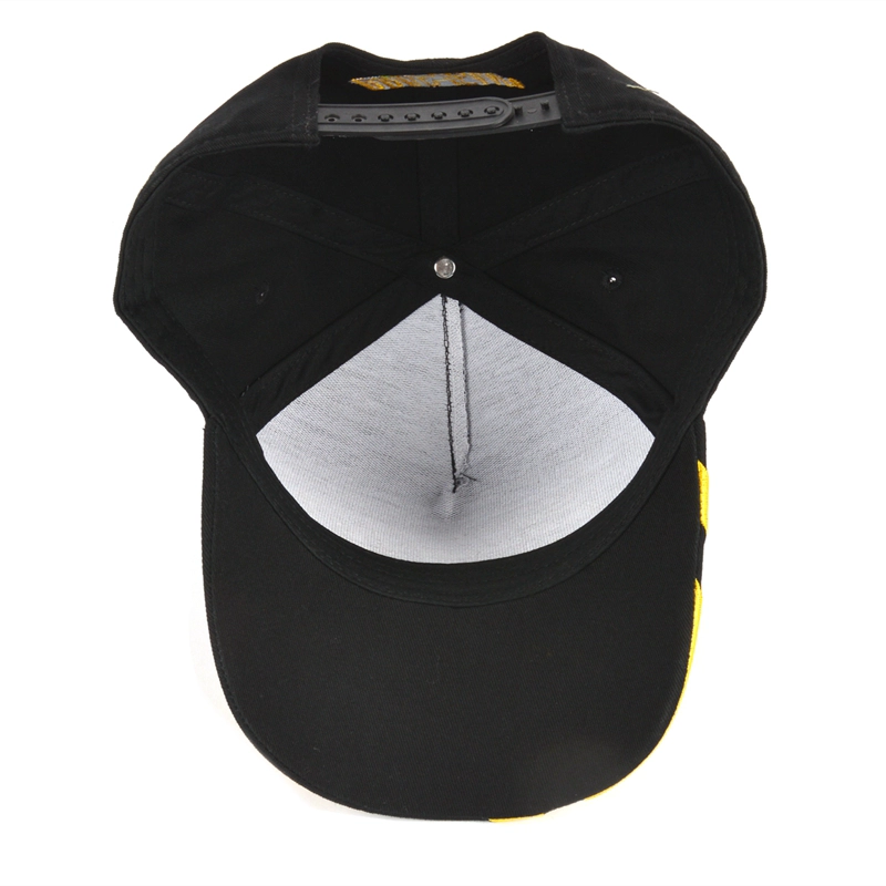 Fábrica do costume do boné de beisebol do bordado de 5 painéis