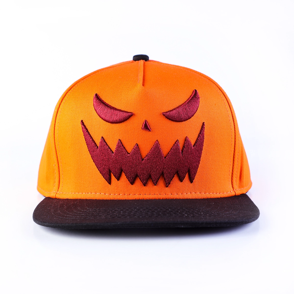 5 panneaux broderie logo deux couleurs chapeaux snapback enfants