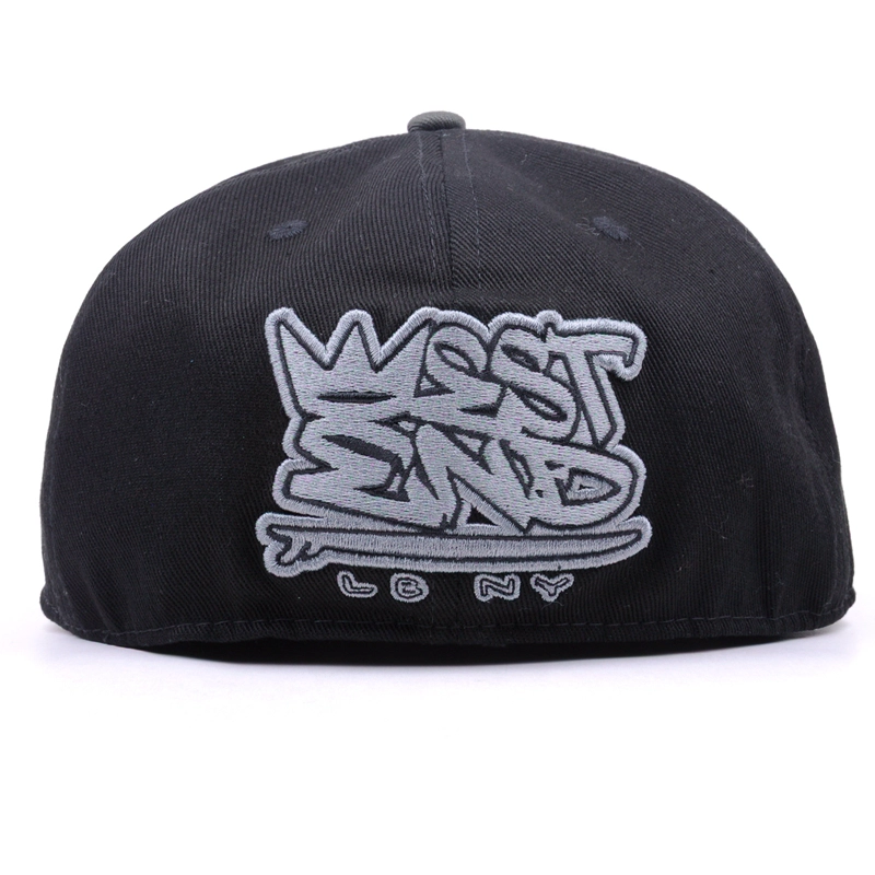 6 πανέλα Κέντημα Snapback Κέντημα με προσαρμοσμένη ελαστική ζώνη