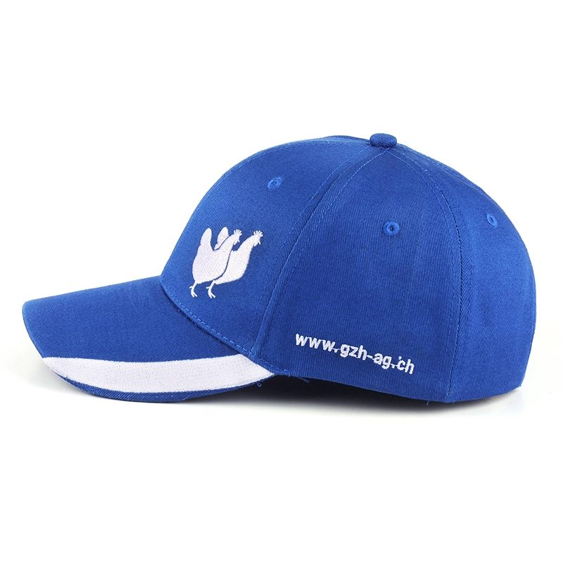 6 panel customed algodón base deportiva bola gorra