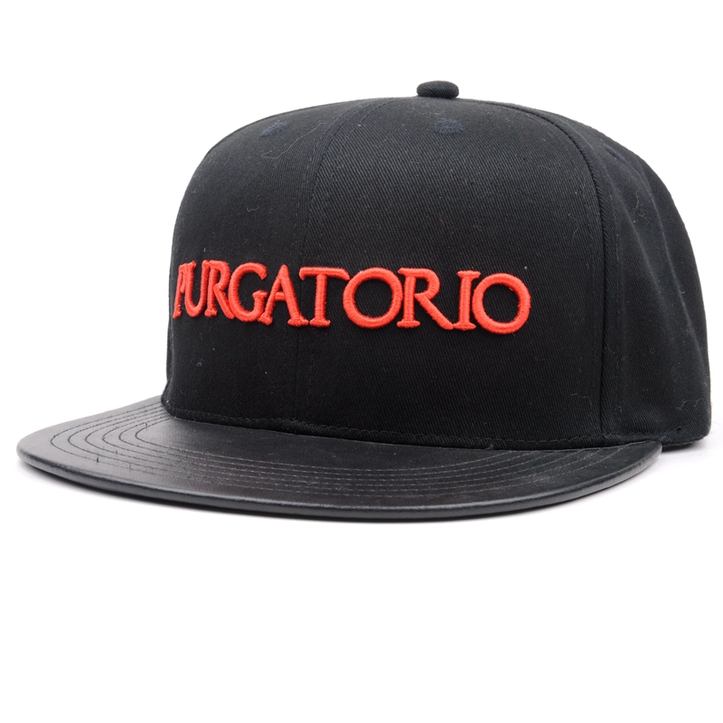 6-panel hoed snapback hoed ontwerpsjabloon