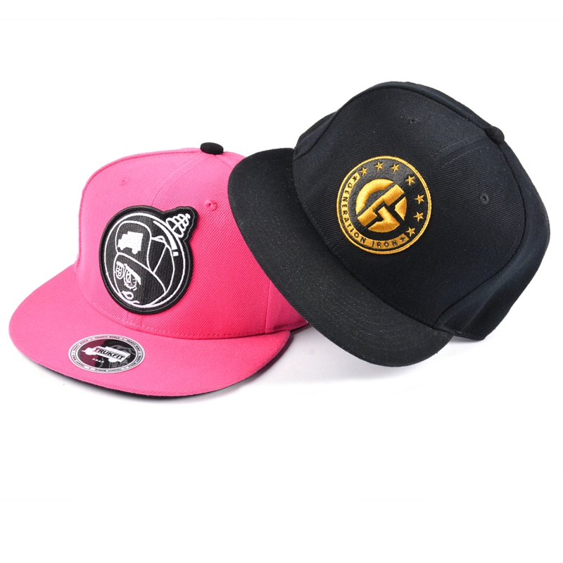 6 panel snapback, custom embroidered snapback hats