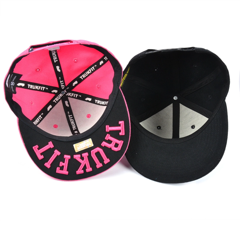6 panel snapback, custom embroidered snapback hats
