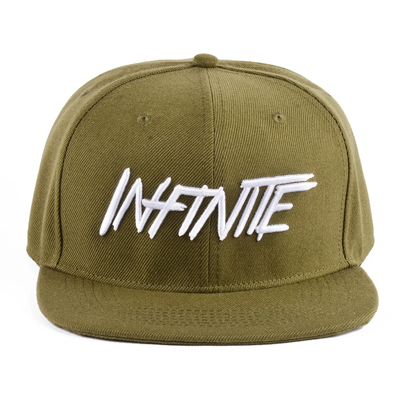 6 Panel Snapback Cap, benutzerdefinierte Stickerei Snapback Cap