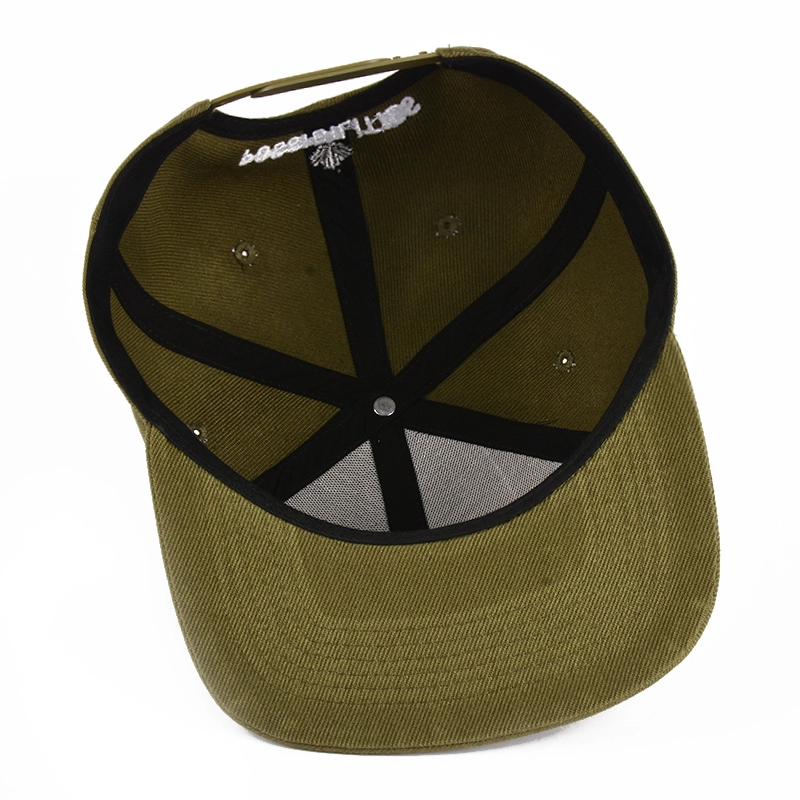 6 Panel Snapback Cap, benutzerdefinierte Stickerei Snapback Cap
