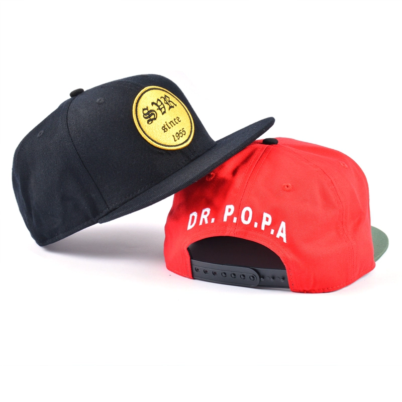 china 6 καπάκι snapback καπάκι, προσαρμοσμένο καπάκι επίπεδη νομοσχέδιο