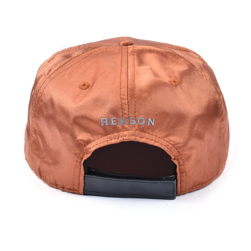 6 لوحة منشفة التطريز الساتان snapback قبعة للبيع