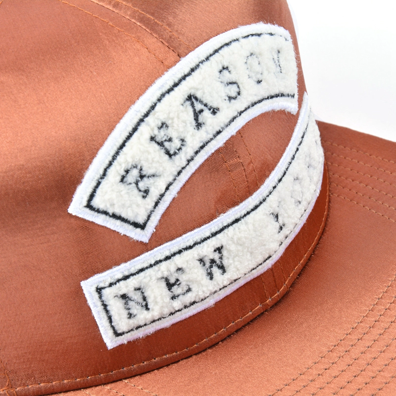 6 لوحة منشفة التطريز الساتان snapback قبعة للبيع