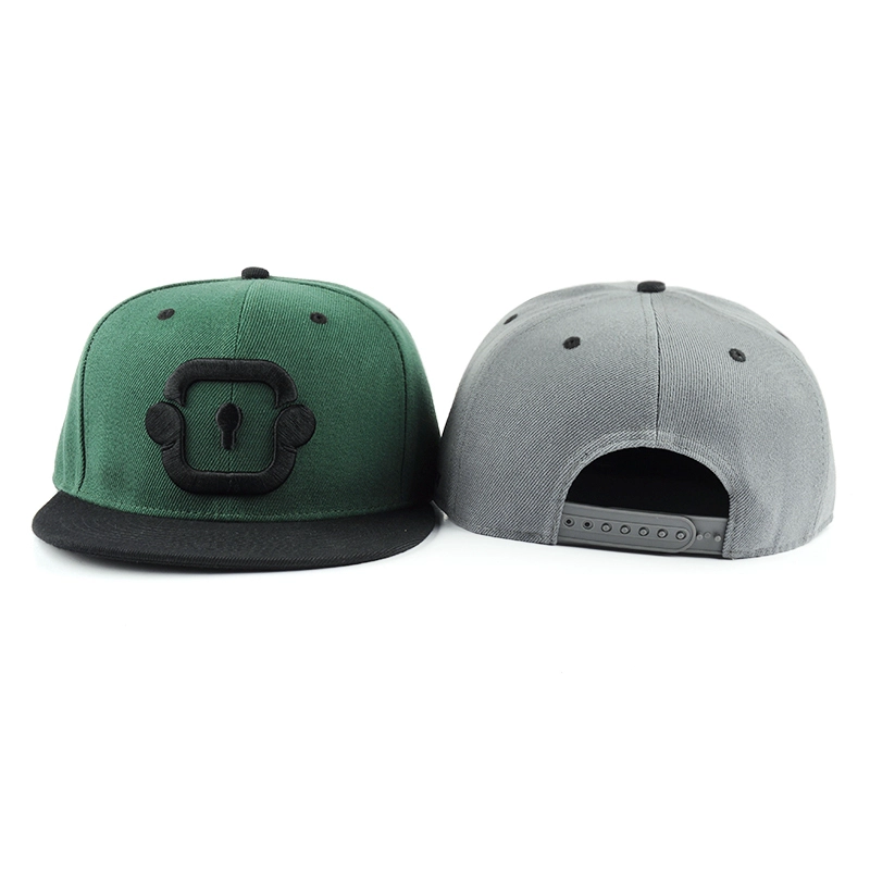 6 panels embroidery logo snapback caps custom supplier china