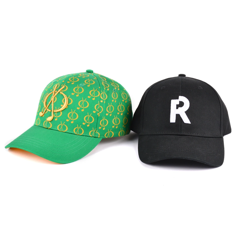 6 Panel Baseballkappen mit Sticklogo