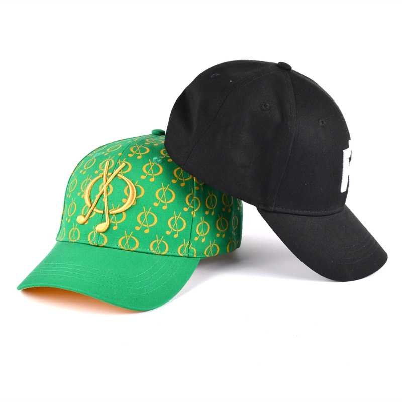 6 Panel Baseballkappen mit Sticklogo