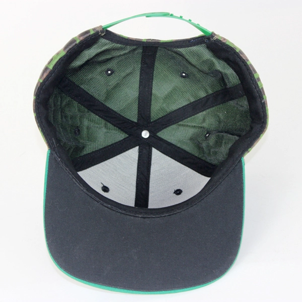 Acrylic and printed snakeskin leather strapback