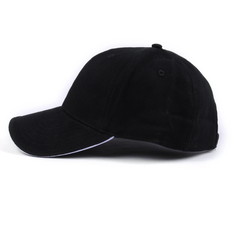 Gorra de microfibra deportiva en blanco al por mayor.