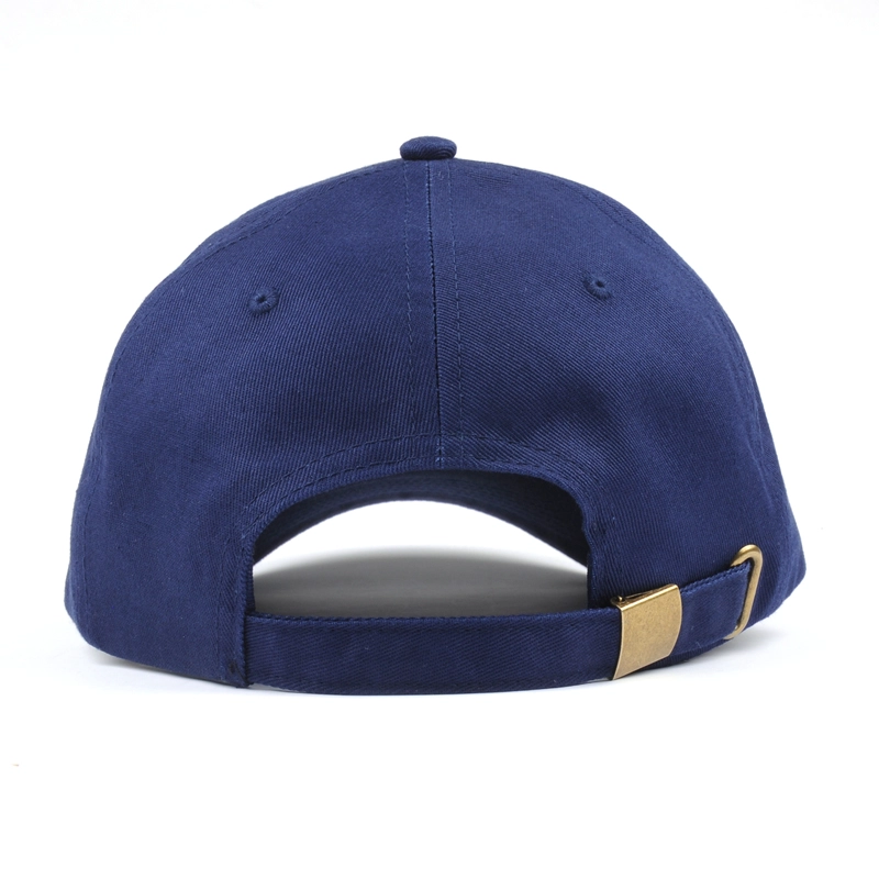 Blaue Polyester-Baseballkappe mit 6 Panelen
