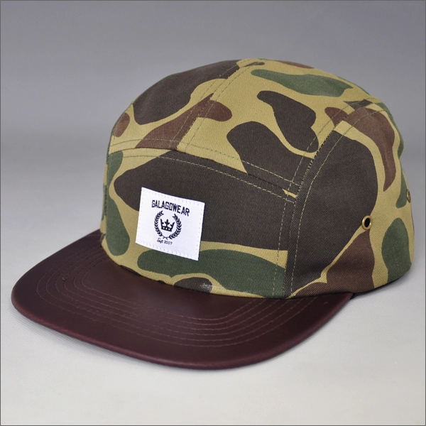 Camo 5 panel Snapback