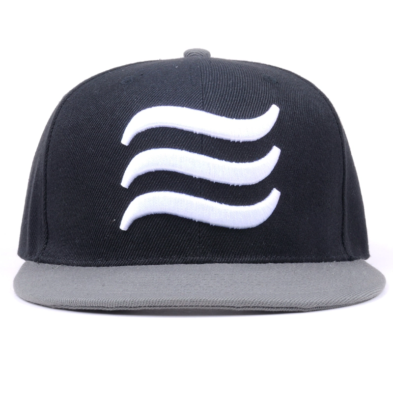 العرف 3D التطريز الصوف مختلط الكلاسيكية Snapback كاب
