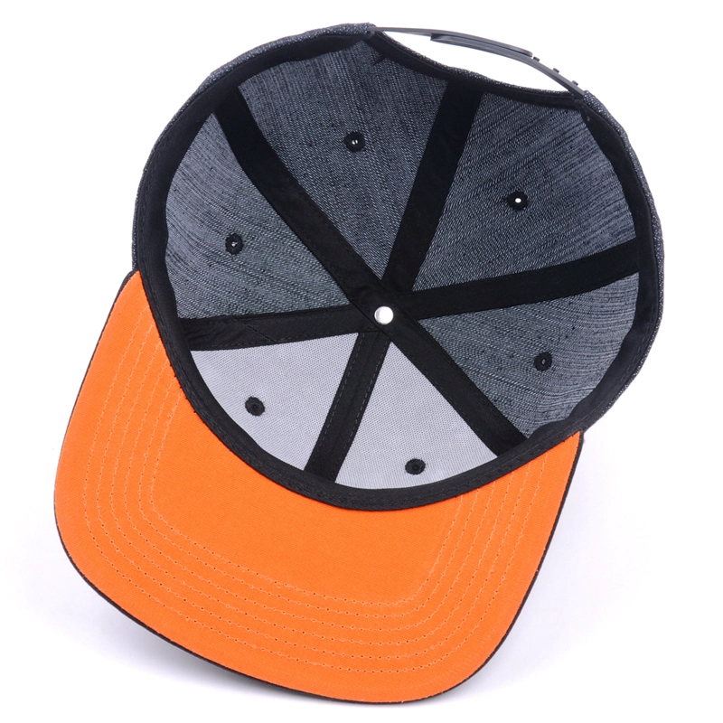 العرف تصميم الازياء والبلاستيك الاكريليك قبعات Snapback مع لون مختلف
