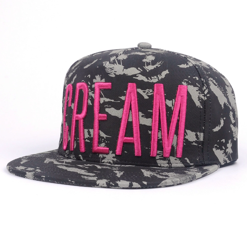 Chapeau Snapback à 5 panneaux à bord plat sur mesure