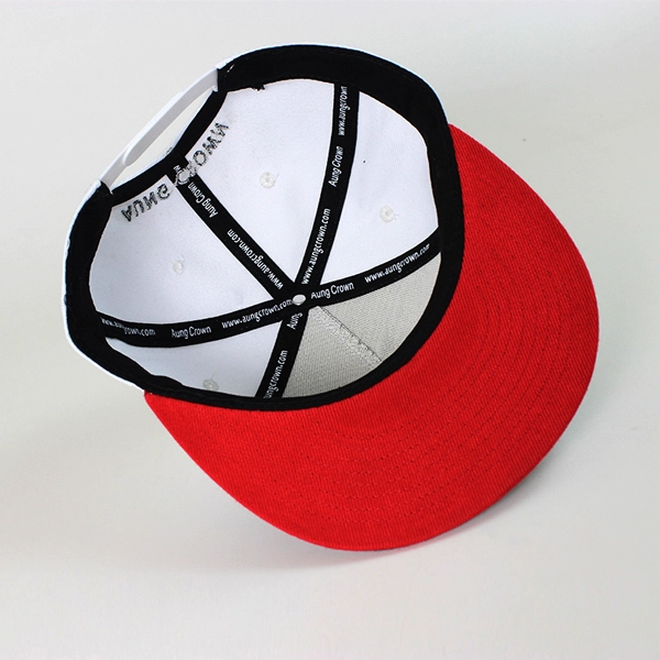 Custom cheap flat brim snapback cap