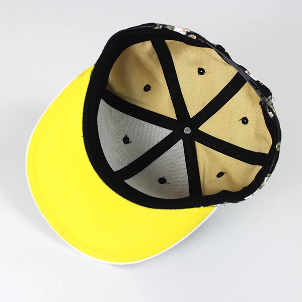 Moda personalizada floral del snapback del sombrero del casquillo