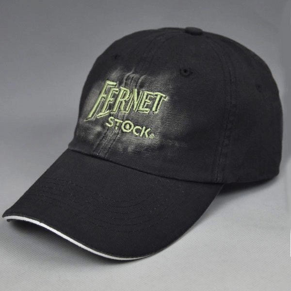 Denim washed baseball cap
