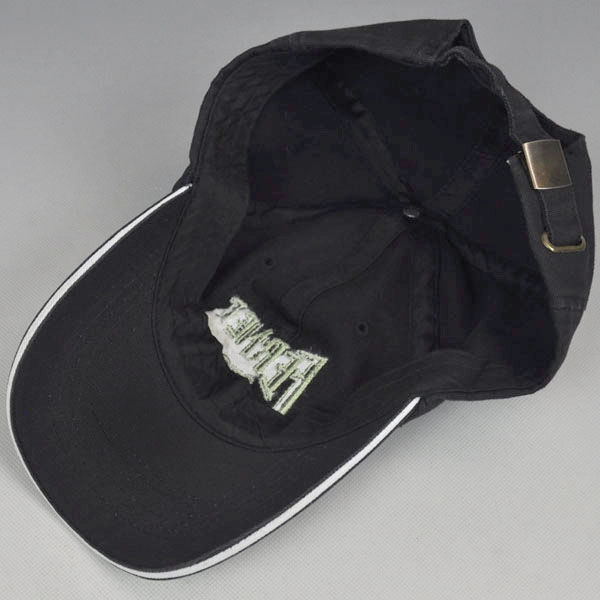 Denim washed baseball cap