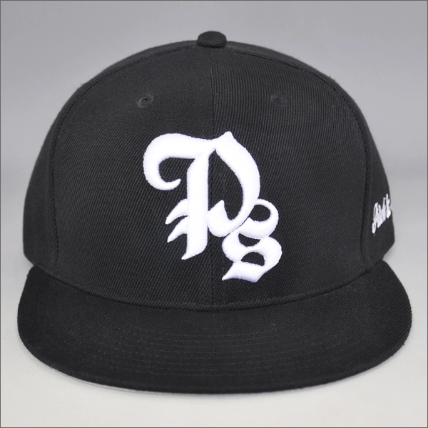 Concevez vos propres 6 à écran plat Brim broderie Snapback
