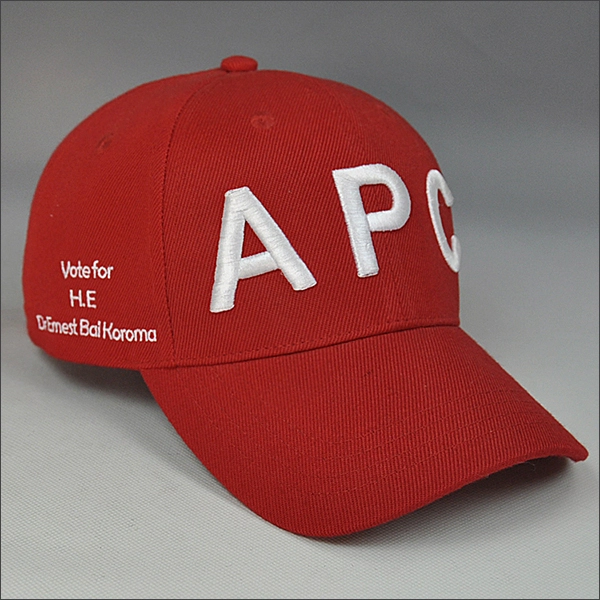 Design-Wollstickerei Baseball-Kappe