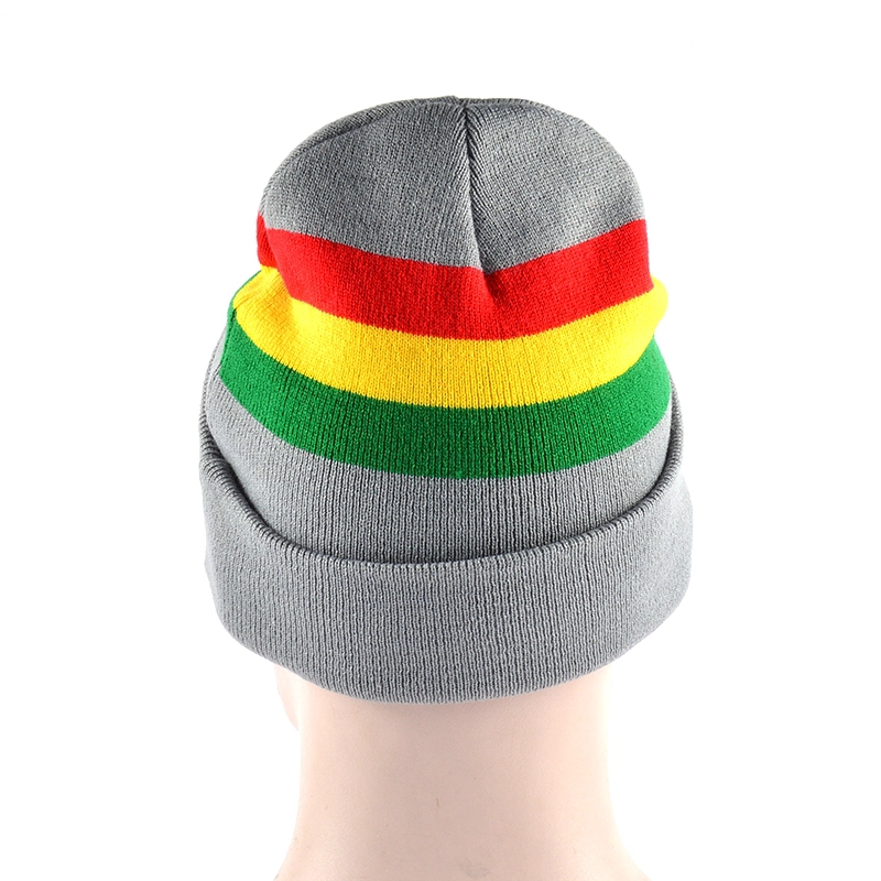 Logo bordado 100% gorro de punto de acrílico