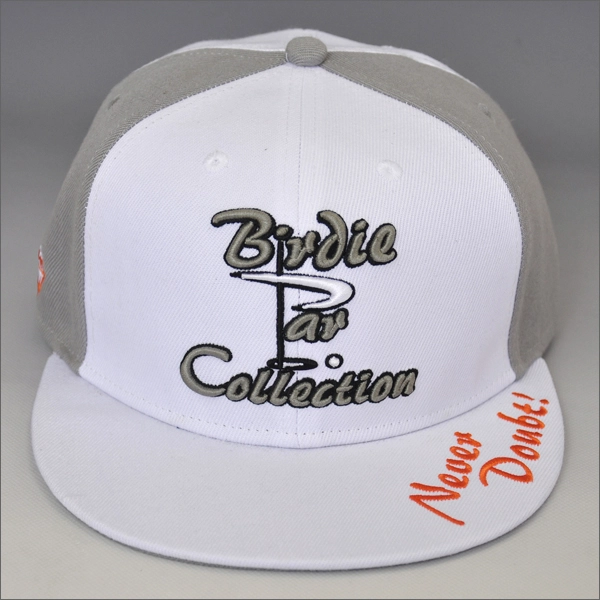 Bordado alas planas equipado snapbacks