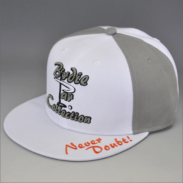 Bordado alas planas equipado snapbacks