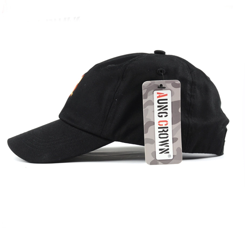 Berretto da baseball moda traspirante in nero
