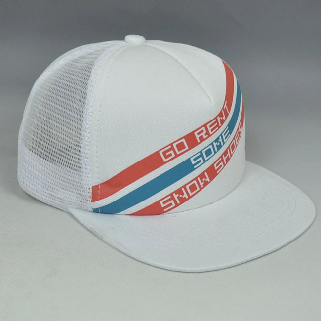 Impresión Moda snapbacks malla facturas plana