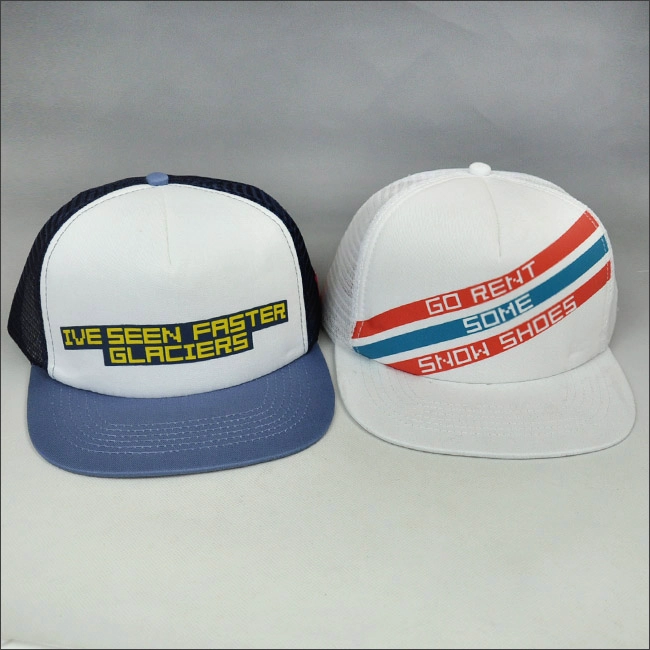 Impresión Moda snapbacks malla facturas plana