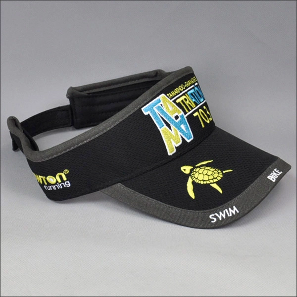 Fashion splicing embroidery sun visor