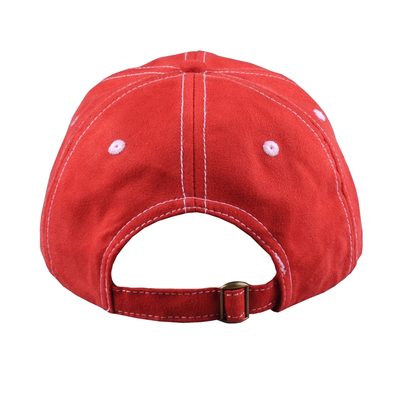 Flache Stickerei Wildleder Sport Baseballmütze