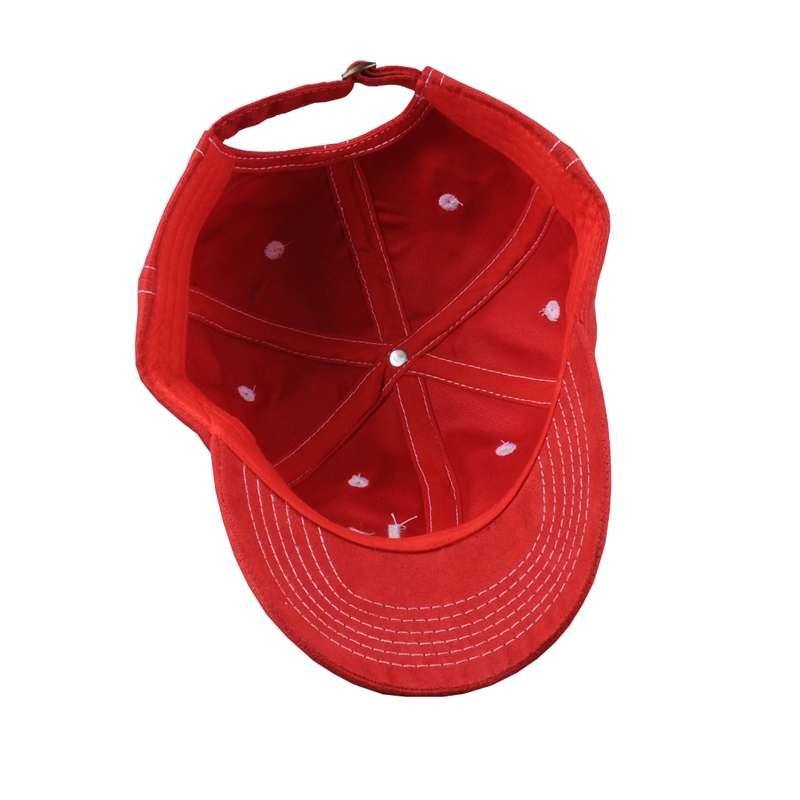 Flache Stickerei Wildleder Sport Baseballmütze