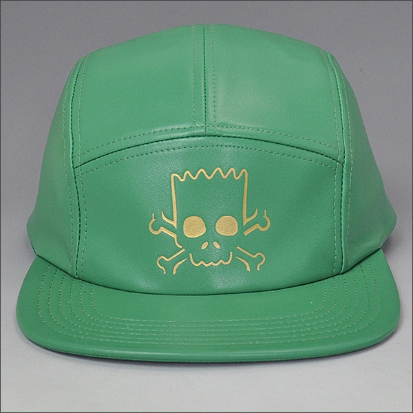جلد طبيعي قبعة snapback