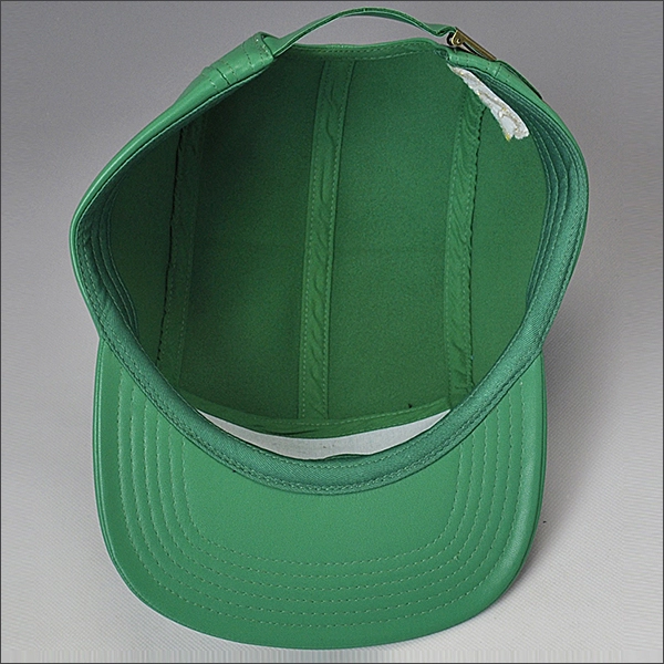 جلد طبيعي قبعة snapback