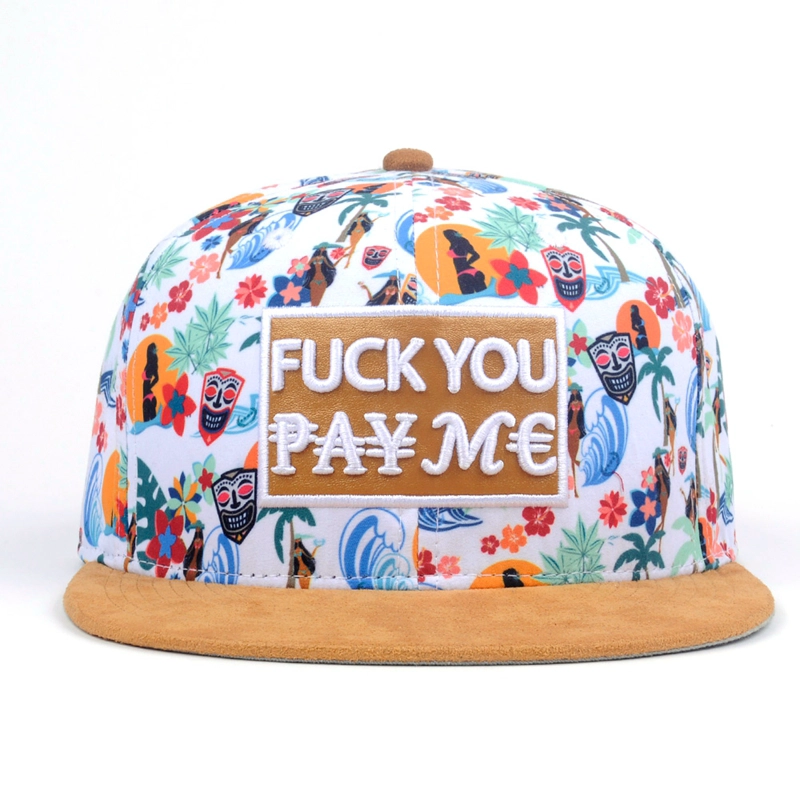 Гавайский шаблон Flat Pro Стиль дешевые Snapback Caps