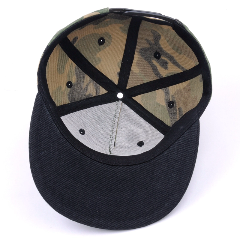 Sombreros de Snapback para hombres Visera pintada de camuflaje