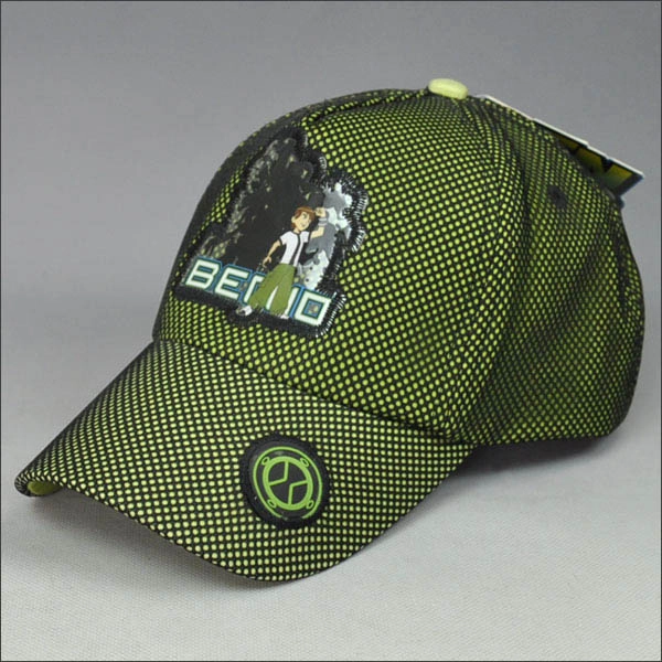 Malla de goma gorra de béisbol de impresión fuera para niños